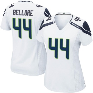 Game Nick Bellore Women's Seattle Seahawks Jersey - White