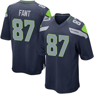 Game Noah Fant Men's Seattle Seahawks Team Color Jersey - Navy