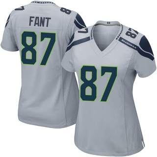 Game Noah Fant Women's Seattle Seahawks Alternate Jersey - Gray