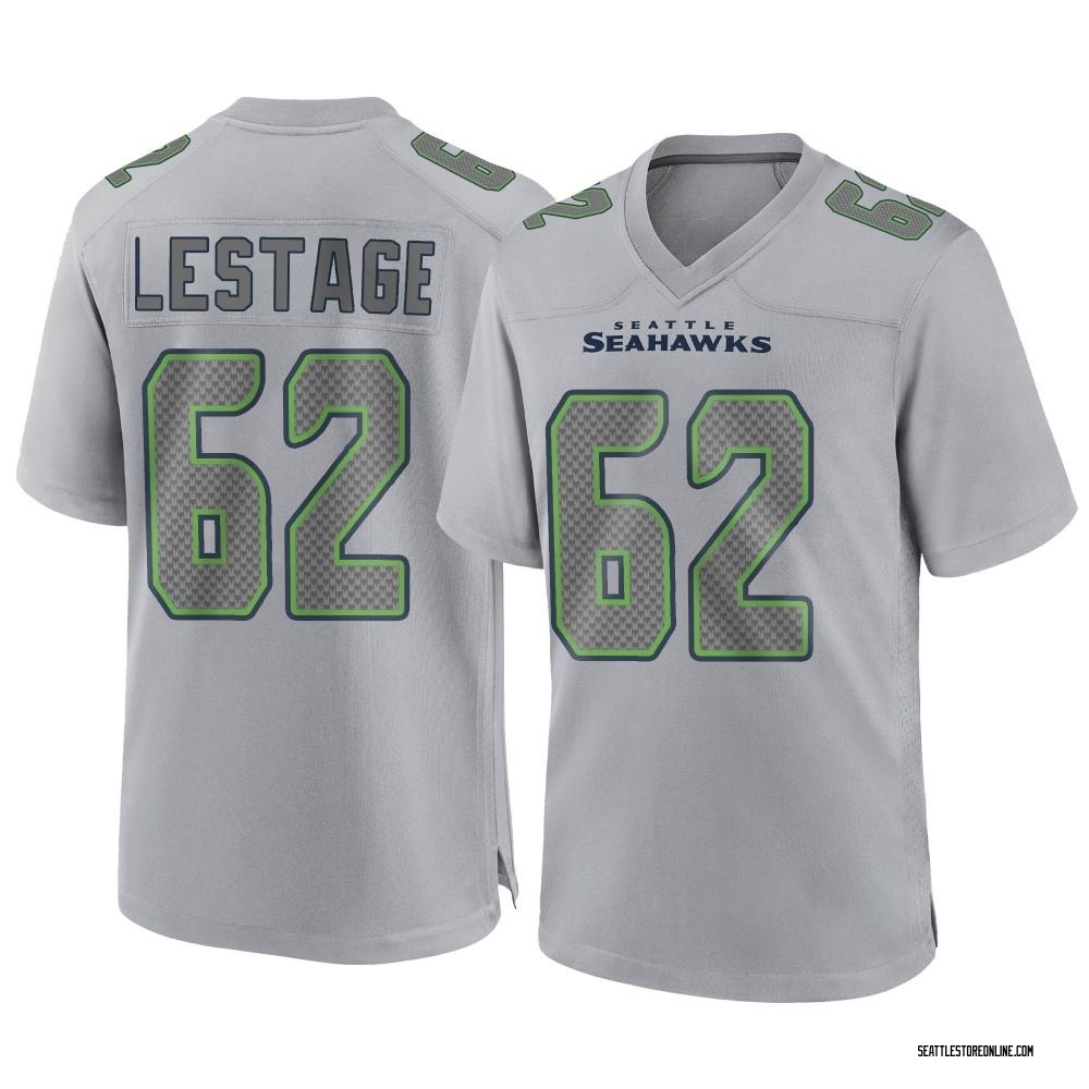 Game Pier-Olivier Lestage Men's Seattle Seahawks Atmosphere Fashion Jersey - Gray