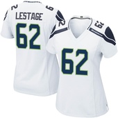 Game Pier-Olivier Lestage Women's Seattle Seahawks Jersey - White