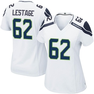 Game Pier-Olivier Lestage Women's Seattle Seahawks Jersey - White