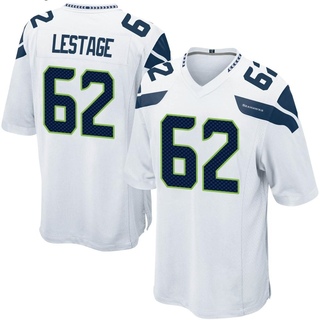 Game Pier-Olivier Lestage Youth Seattle Seahawks Jersey - White