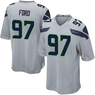 Game Poona Ford Men's Seattle Seahawks Alternate Jersey - Gray