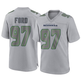 Game Poona Ford Men's Seattle Seahawks Atmosphere Fashion Jersey - Gray