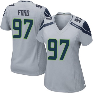 Game Poona Ford Women's Seattle Seahawks Alternate Jersey - Gray
