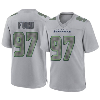 Game Poona Ford Youth Seattle Seahawks Atmosphere Fashion Jersey - Gray
