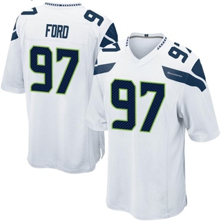 Game Poona Ford Youth Seattle Seahawks Jersey - White