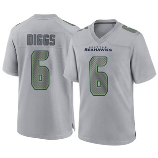 Game Quandre Diggs Youth Seattle Seahawks Atmosphere Fashion Jersey - Gray