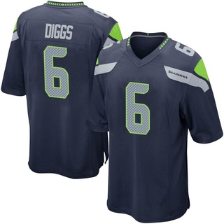 Game Quandre Diggs Youth Seattle Seahawks Team Color Jersey - Navy