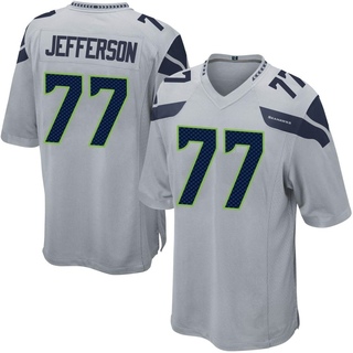 Game Quinton Jefferson Men's Seattle Seahawks Alternate Jersey - Gray