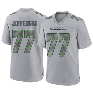 Game Quinton Jefferson Men's Seattle Seahawks Atmosphere Fashion Jersey - Gray