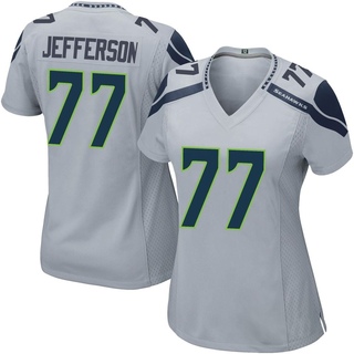 Game Quinton Jefferson Women's Seattle Seahawks Alternate Jersey - Gray