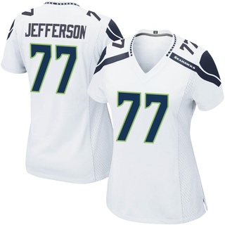 Game Quinton Jefferson Women's Seattle Seahawks Jersey - White