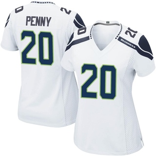 Game Rashaad Penny Women's Seattle Seahawks Jersey - White