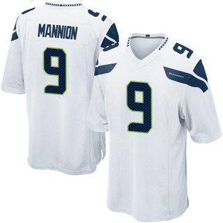 Game Sean Mannion Men's Seattle Seahawks Jersey - White