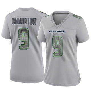 Game Sean Mannion Women's Seattle Seahawks Atmosphere Fashion Jersey - Gray