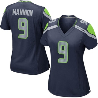 Game Sean Mannion Women's Seattle Seahawks Team Color Jersey - Navy