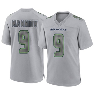 Game Sean Mannion Youth Seattle Seahawks Atmosphere Fashion Jersey - Gray