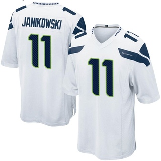 Game Sebastian Janikowski Men's Seattle Seahawks Jersey - White