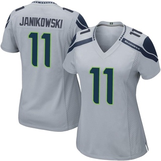 Game Sebastian Janikowski Women's Seattle Seahawks Alternate Jersey - Gray