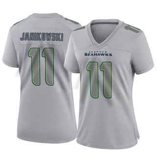 Game Sebastian Janikowski Women's Seattle Seahawks Atmosphere Fashion Jersey - Gray