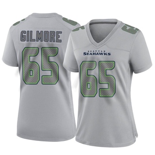 Game Shamarious Gilmore Women's Seattle Seahawks Atmosphere Fashion Jersey - Gray