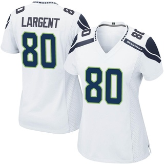 Game Steve Largent Women's Seattle Seahawks Jersey - White