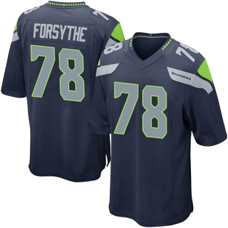 Game Stone Forsythe Men's Seattle Seahawks Team Color Jersey - Navy