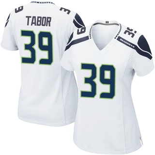Game Teez Tabor Women's Seattle Seahawks Jersey - White