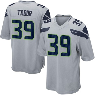 Game Teez Tabor Youth Seattle Seahawks Alternate Jersey - Gray
