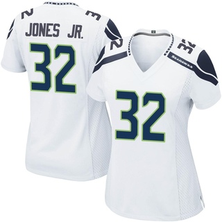 Game Tony Jones Jr. Women's Seattle Seahawks Jersey - White
