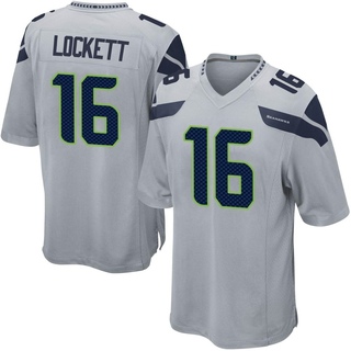 Game Tyler Lockett Men's Seattle Seahawks Alternate Jersey - Gray