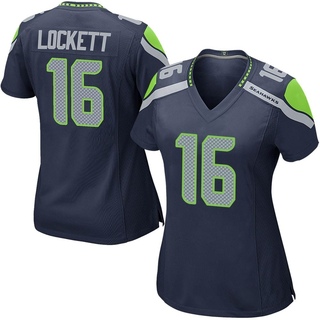 Game Tyler Lockett Women's Seattle Seahawks Team Color Jersey - Navy
