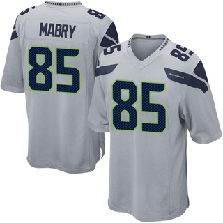Game Tyler Mabry Men's Seattle Seahawks Alternate Jersey - Gray