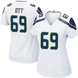 Game Tyler Ott Women's Seattle Seahawks Jersey - White