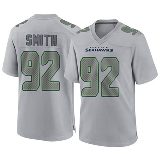 Game Tyreke Smith Men's Seattle Seahawks Atmosphere Fashion Jersey - Gray
