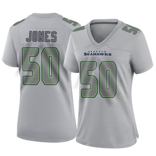 Game Vi Jones Women's Seattle Seahawks Atmosphere Fashion Jersey - Gray