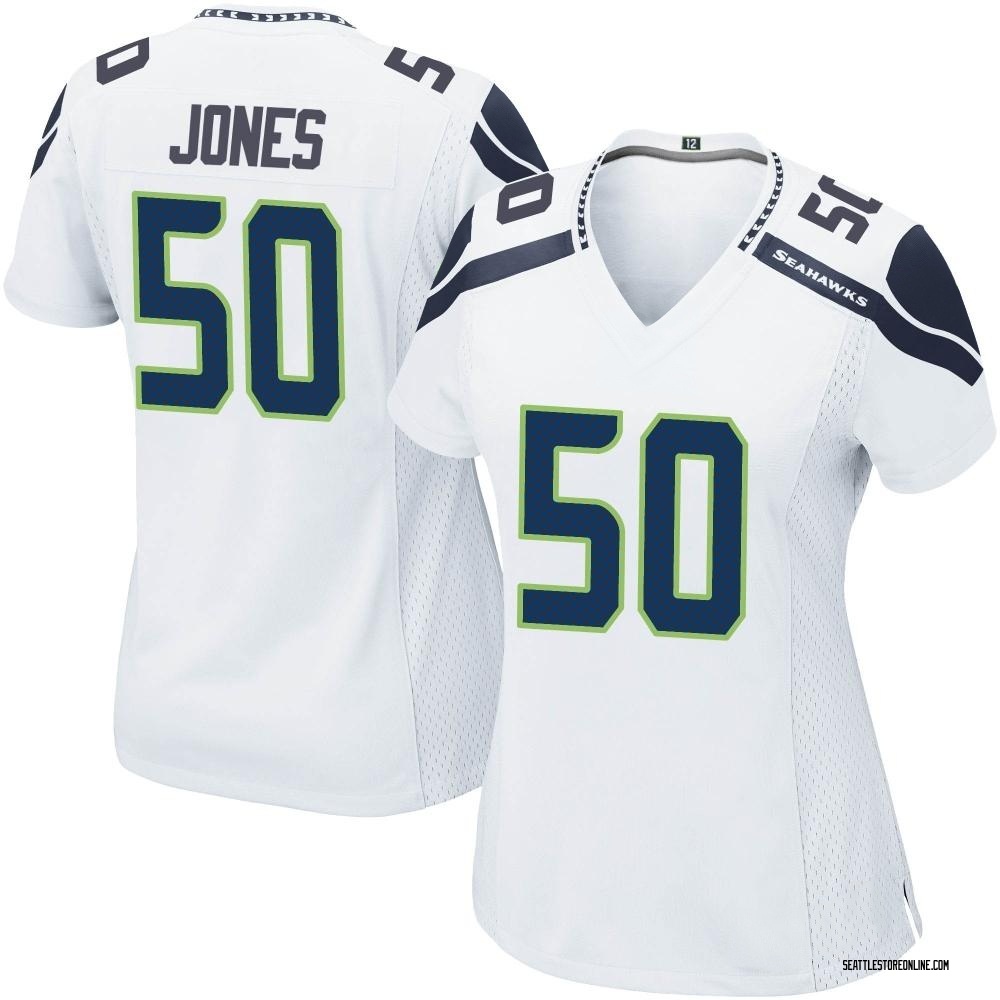 Game Vi Jones Women's Seattle Seahawks Jersey - White