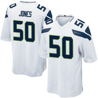 Game Vi Jones Youth Seattle Seahawks Jersey - White