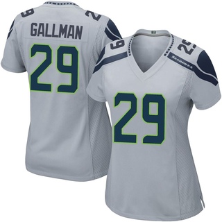 Game Wayne Gallman Women's Seattle Seahawks Alternate Jersey - Gray