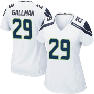 Game Wayne Gallman Women's Seattle Seahawks Jersey - White