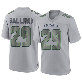 Game Wayne Gallman Youth Seattle Seahawks Atmosphere Fashion Jersey - Gray