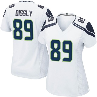 Game Will Dissly Women's Seattle Seahawks Jersey - White