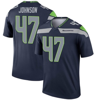 Legend Alexander Johnson Men's Seattle Seahawks Jersey - Navy