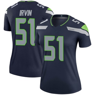 Legend Bruce Irvin Women's Seattle Seahawks Jersey - Navy