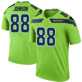 Legend Cade Johnson Youth Seattle Seahawks Color Rush Neon Jersey - Green