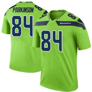Legend Colby Parkinson Men's Seattle Seahawks Color Rush Neon Jersey - Green