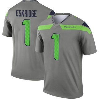 Legend Dee Eskridge Men's Seattle Seahawks Steel Inverted Jersey