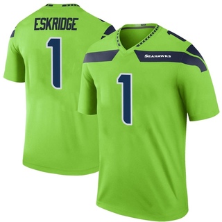 Legend Dee Eskridge Youth Seattle Seahawks Color Rush Neon Jersey - Green